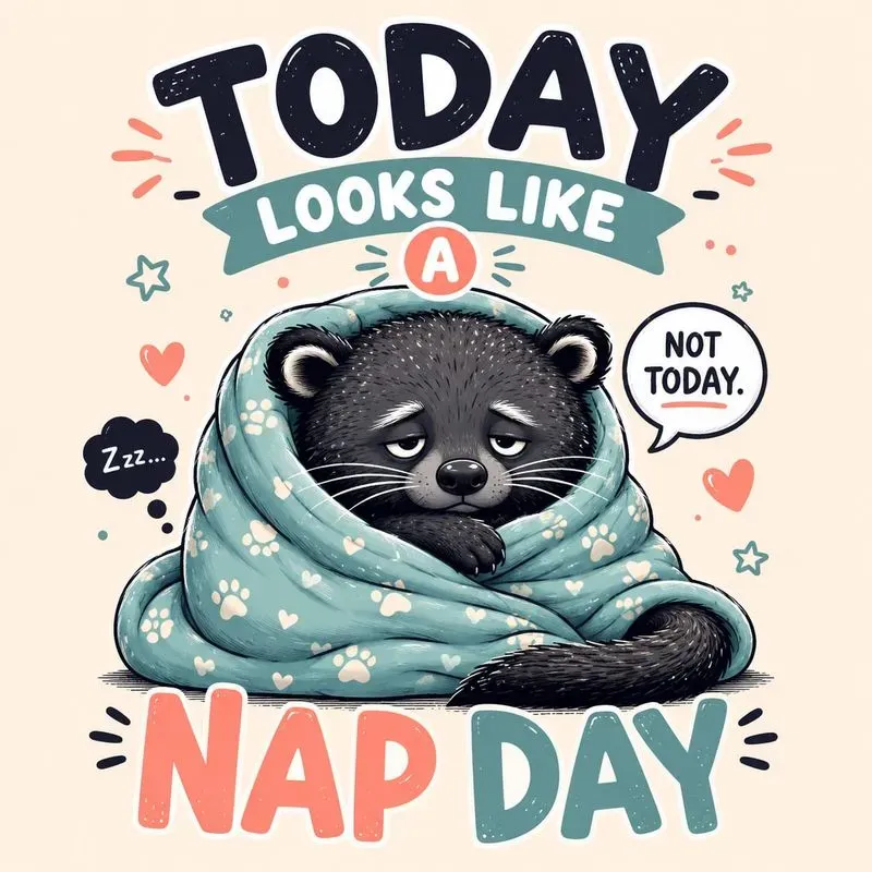 Cute Moody Animal Quote Tshirt Packs