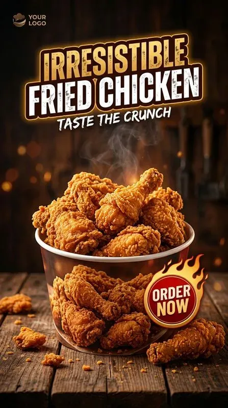 Fast Food Advertising Poster Photos