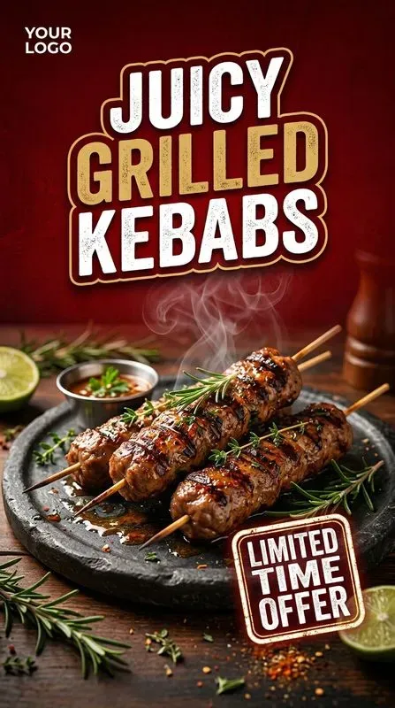 Fast Food Advertising Poster Photos