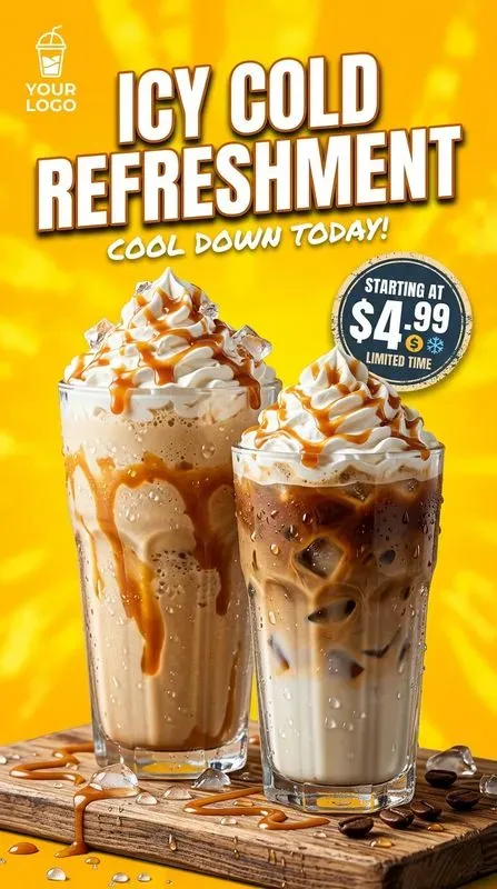 Fast Food Advertising Poster Photos