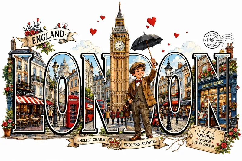 Landmark Travel Letter Art
