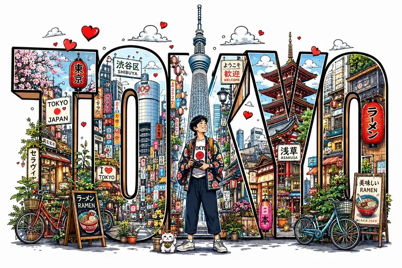 Landmark Travel Letter Art