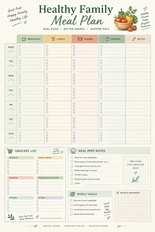Printable Meal Planners
