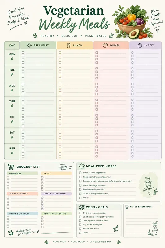 Printable Meal Planners