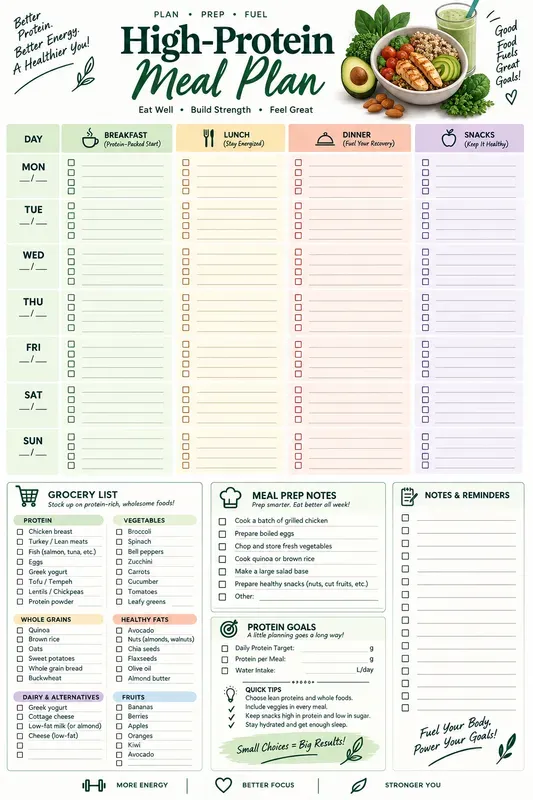 Printable Meal Planners