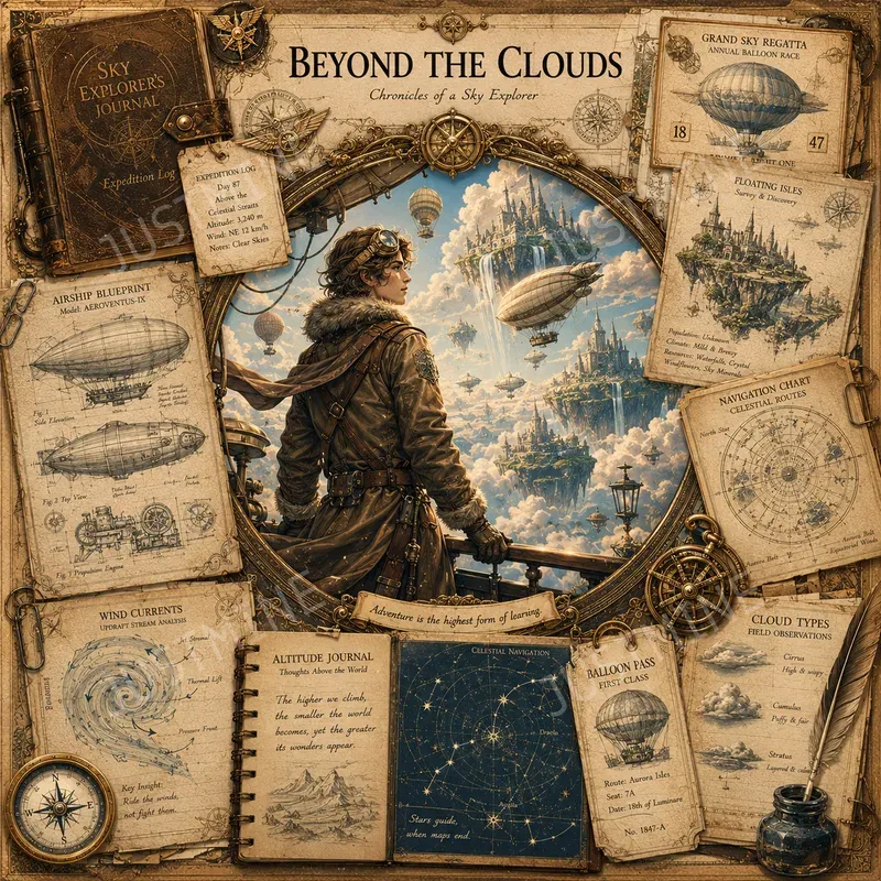 Adventure Explorer Infographic Posters