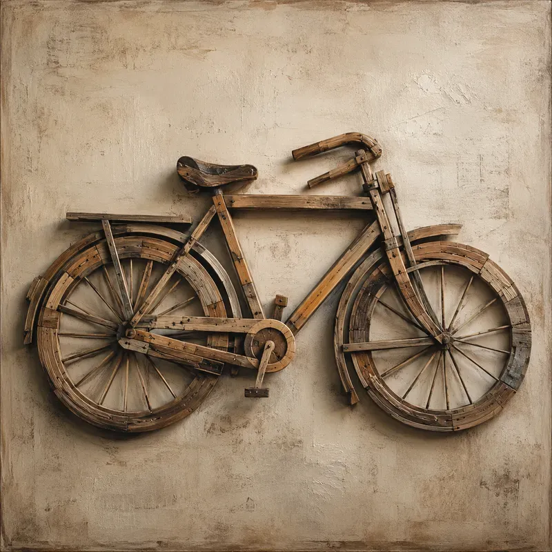 Rustic Assemblage Art Silhouettes