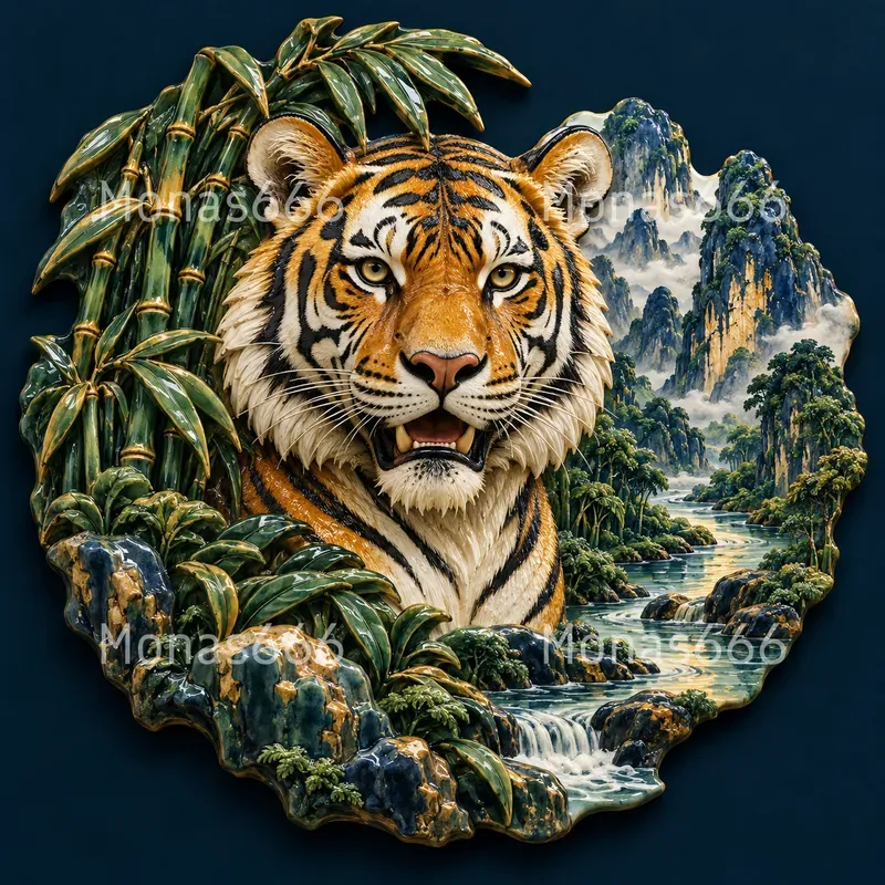 Wildlife Habitat Emblem Art