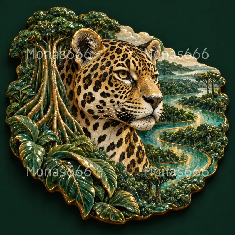 Wildlife Habitat Emblem Art