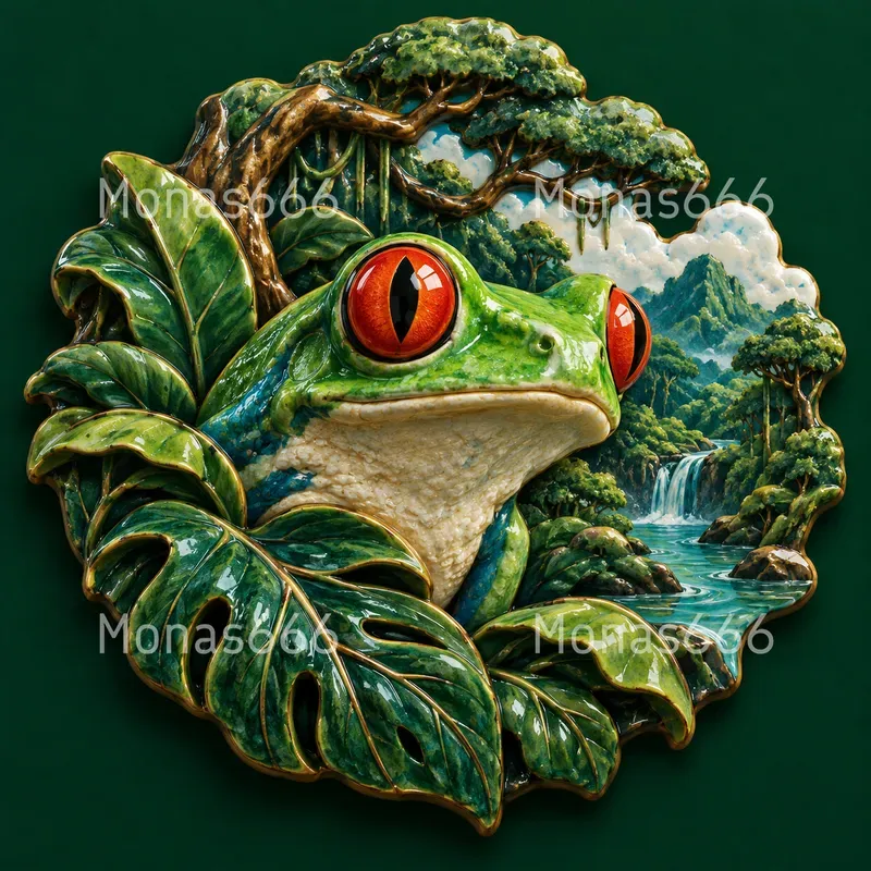 Wildlife Habitat Emblem Art