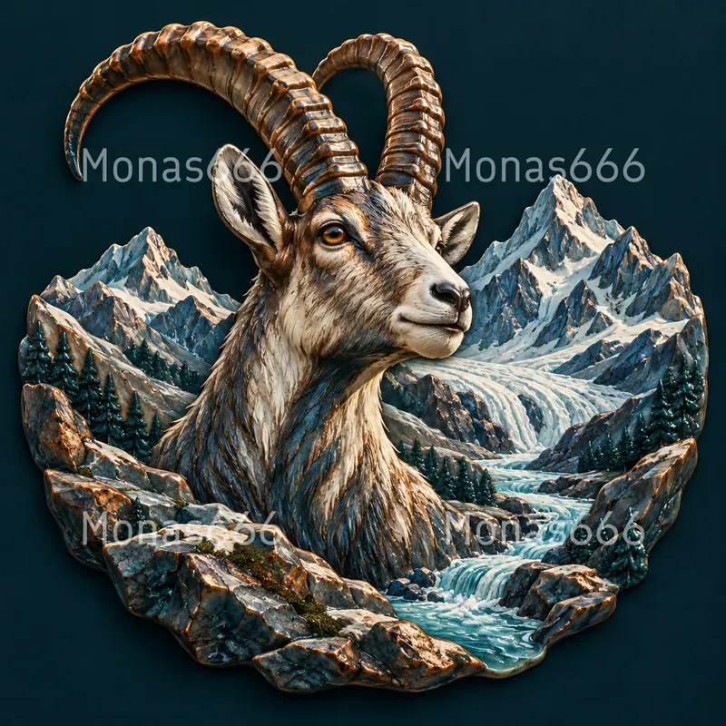 Wildlife Habitat Emblem Art
