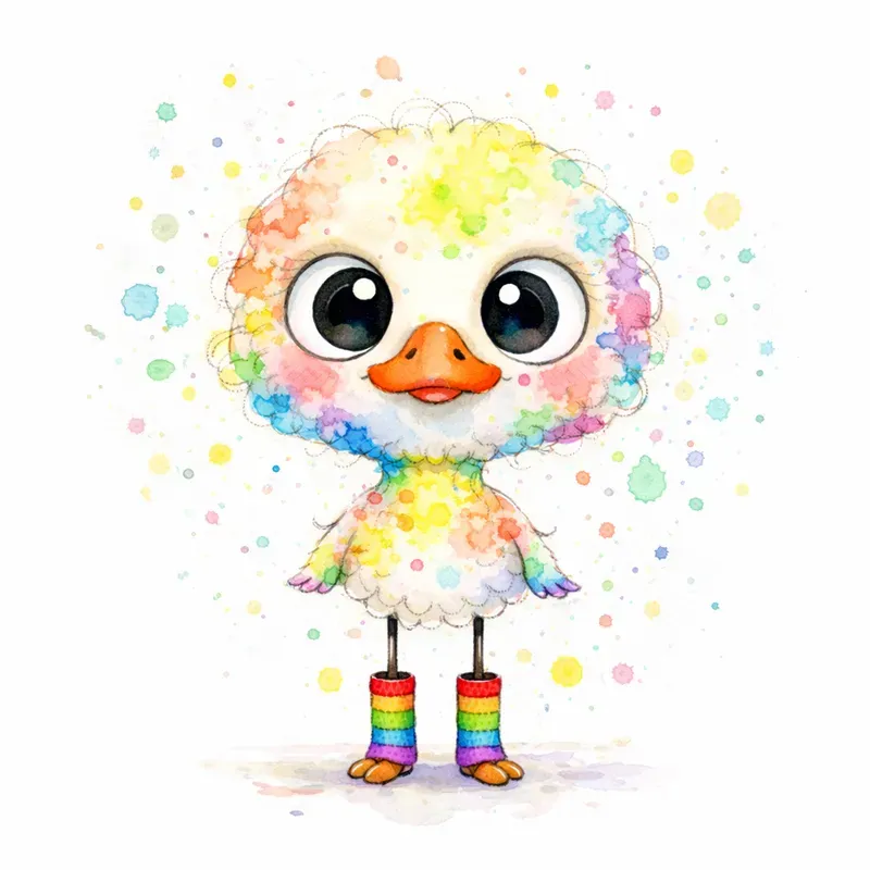 Cartoon Stretched Body Creatures