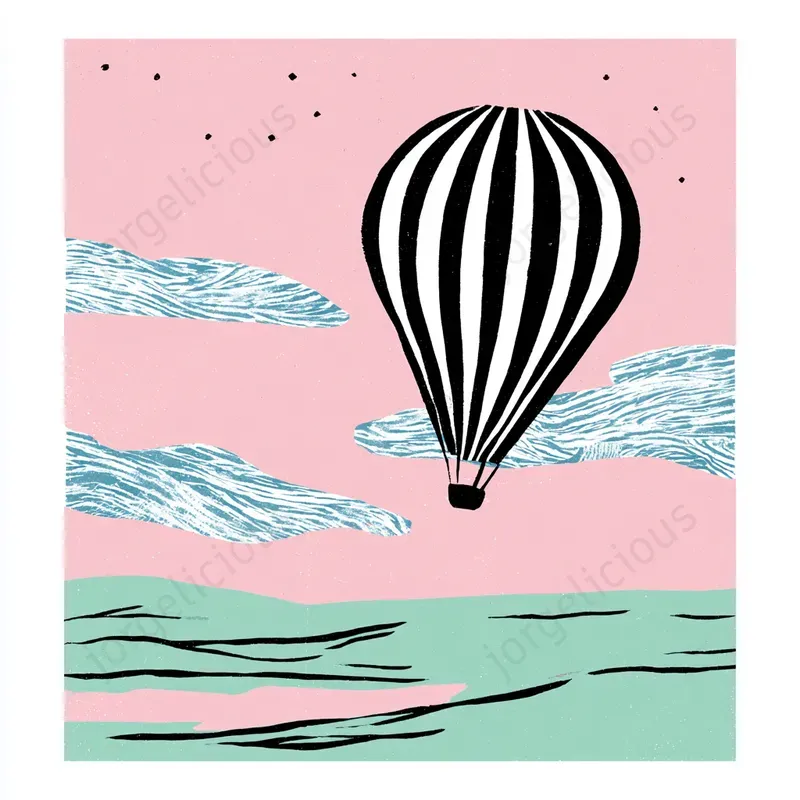 Retro Minimal Poster Illustrations