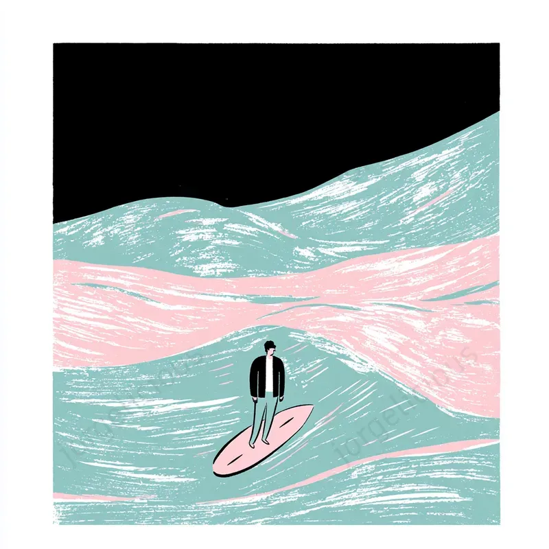 Retro Minimal Poster Illustrations