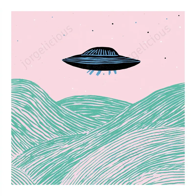 Retro Minimal Poster Illustrations