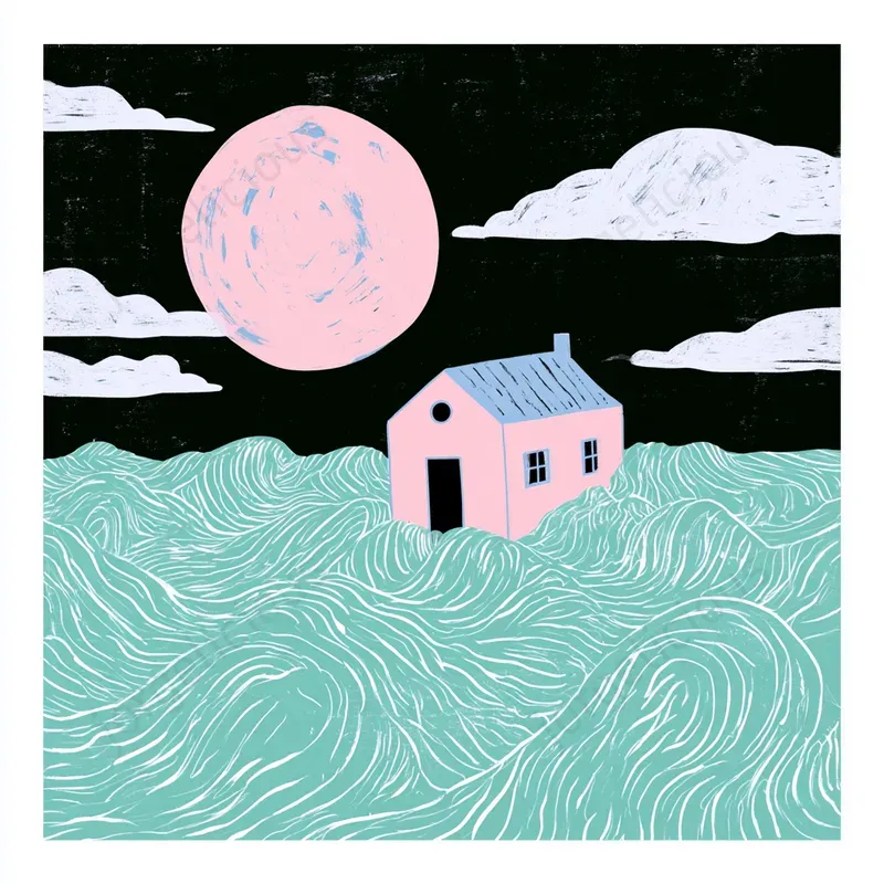 Retro Minimal Poster Illustrations