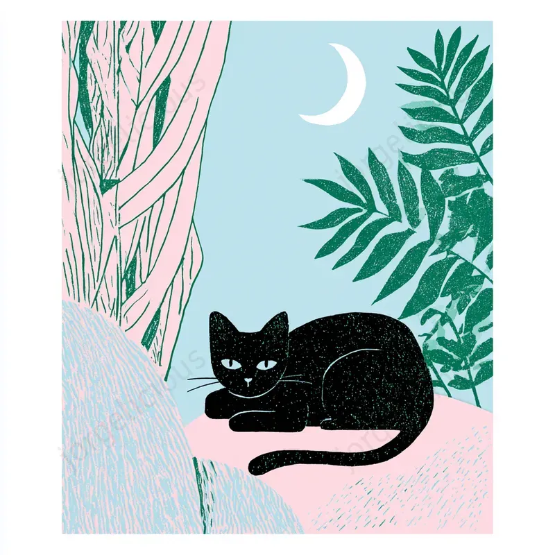 Retro Minimal Poster Illustrations