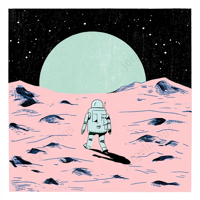 Retro Minimal Poster Illustrations