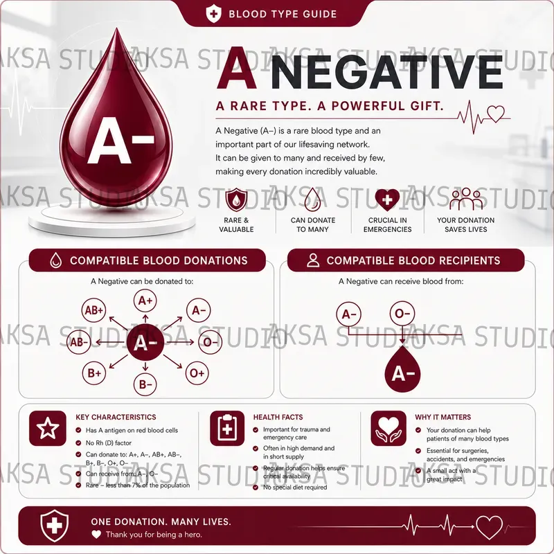 Blood Type Infographics