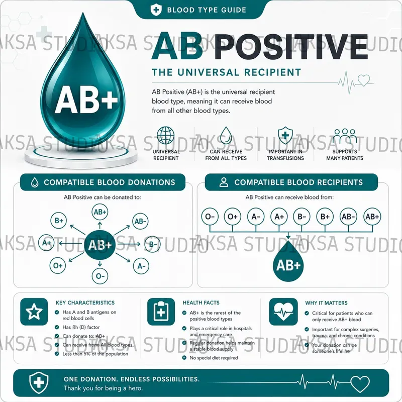 Blood Type Infographics