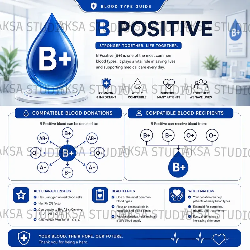 Blood Type Infographics