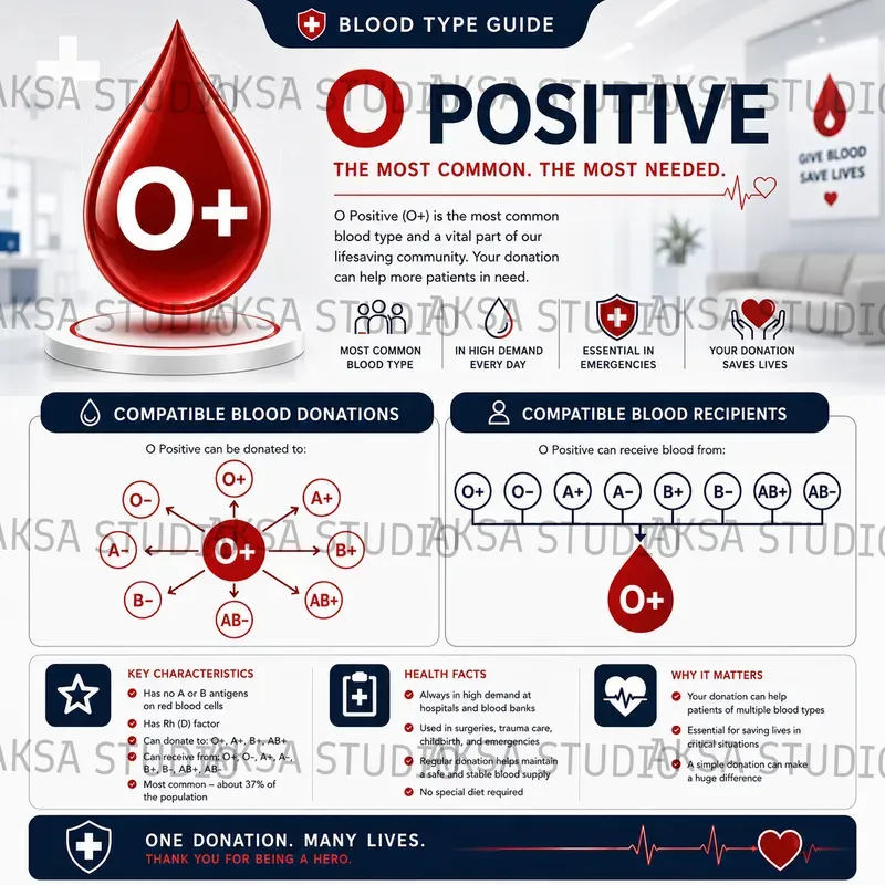 Blood Type Infographics