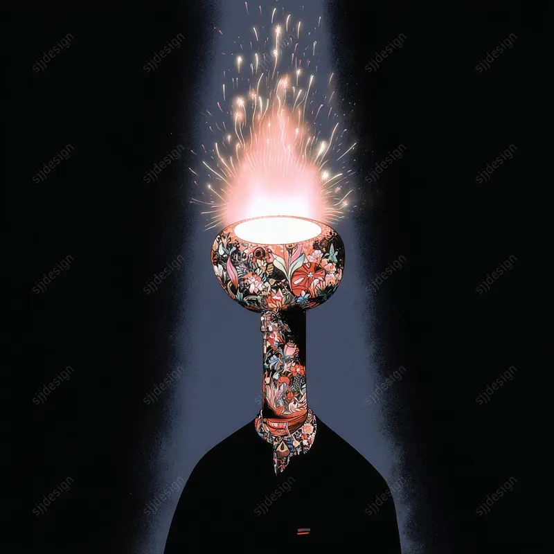 Mystic Eclipse Portrait Art