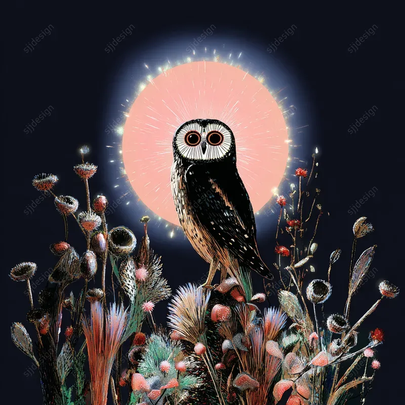 Mystic Eclipse Portrait Art