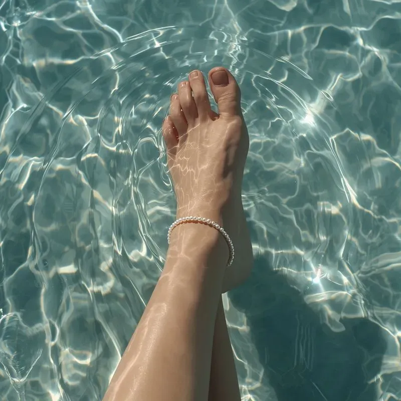 Professional Foot Jewelry Photography