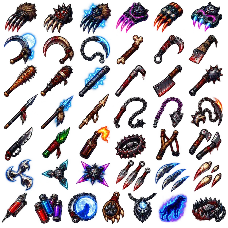 Monster Alley Game Asset Packs