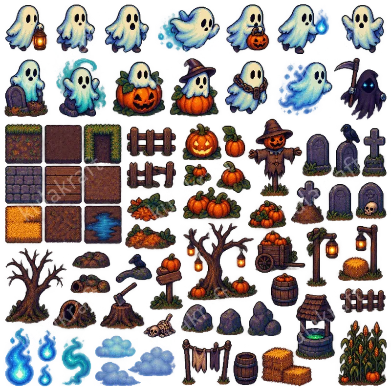 Monster Alley Game Asset Packs