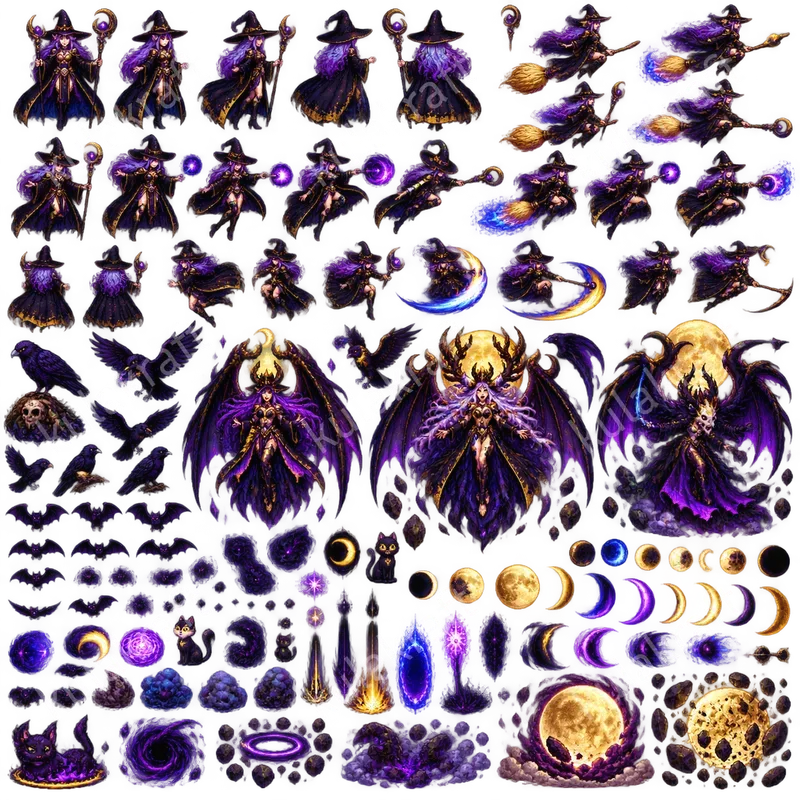 Monster Alley Game Asset Packs