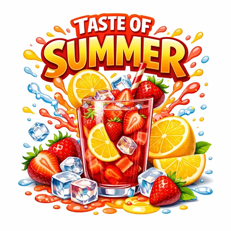 Summer Drink Illustration Packs