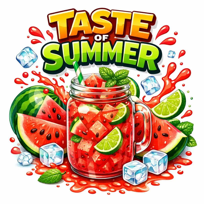 Summer Drink Illustration Packs