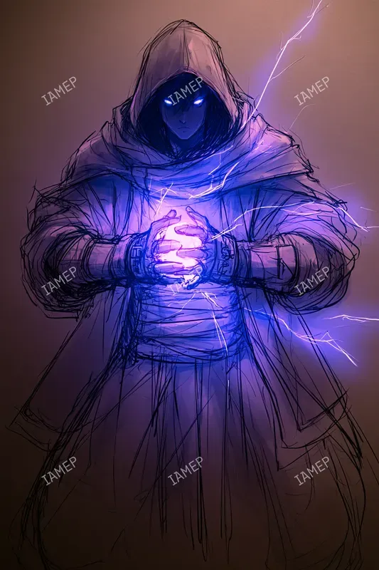 Electric Arcane Sketch Characters