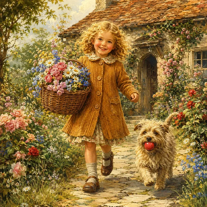 Whimsical Cottage Garden Adventures