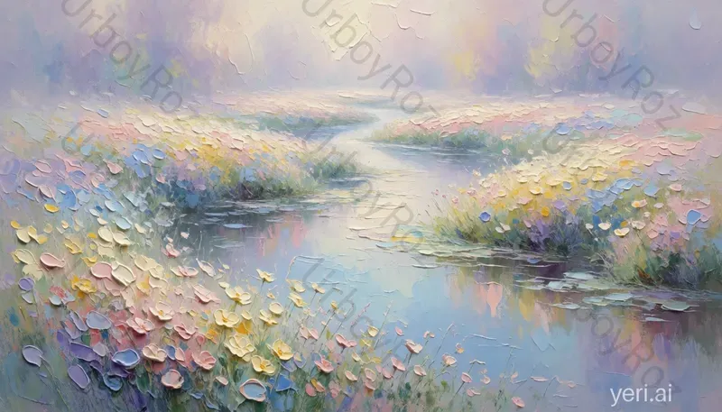 Dreamy Pastel Impressionist Oil Paintings