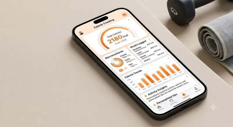 Fitness Tracking App Screen Designs