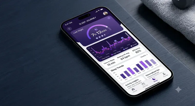 Fitness Tracking App Screen Designs