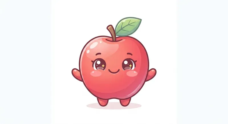 Cute Chibi Fruit Mascot Characters
