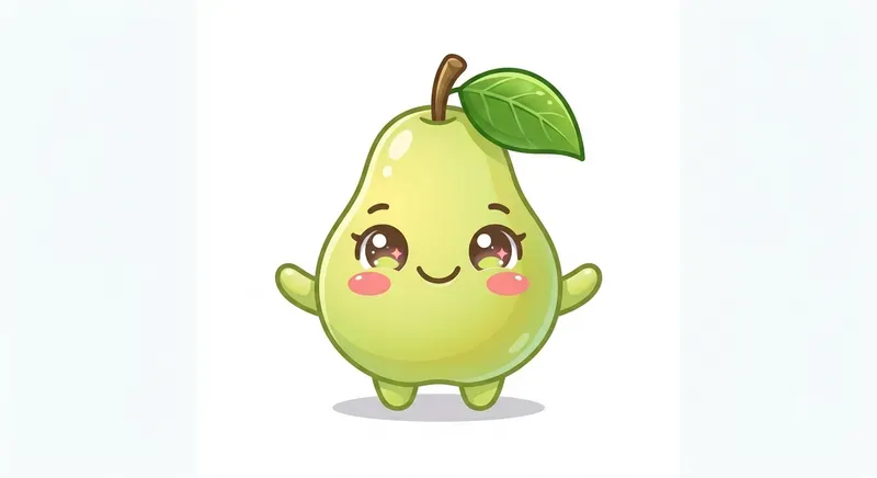 Cute Chibi Fruit Mascot Characters