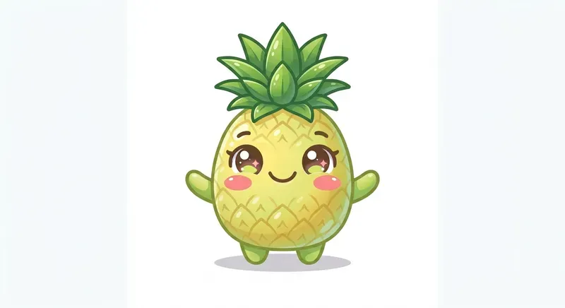 Cute Chibi Fruit Mascot Characters