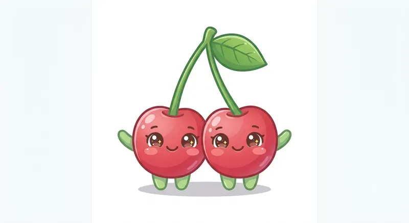 Cute Chibi Fruit Mascot Characters