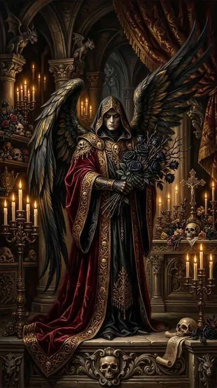 Halloween Dark Baroque Art Prints