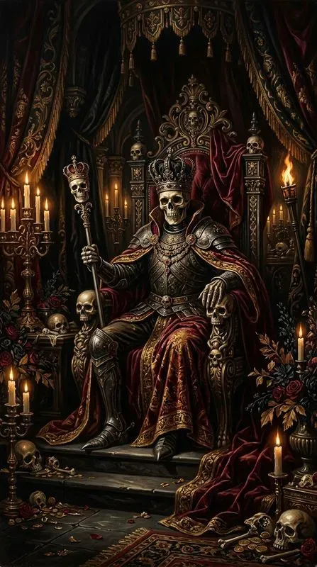 Halloween Dark Baroque Art Prints