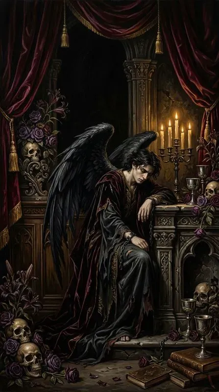 Halloween Dark Baroque Art Prints