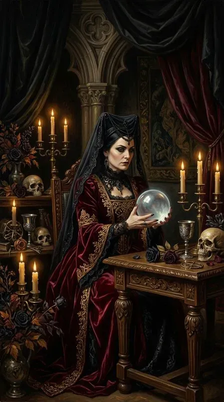 Halloween Dark Baroque Art Prints