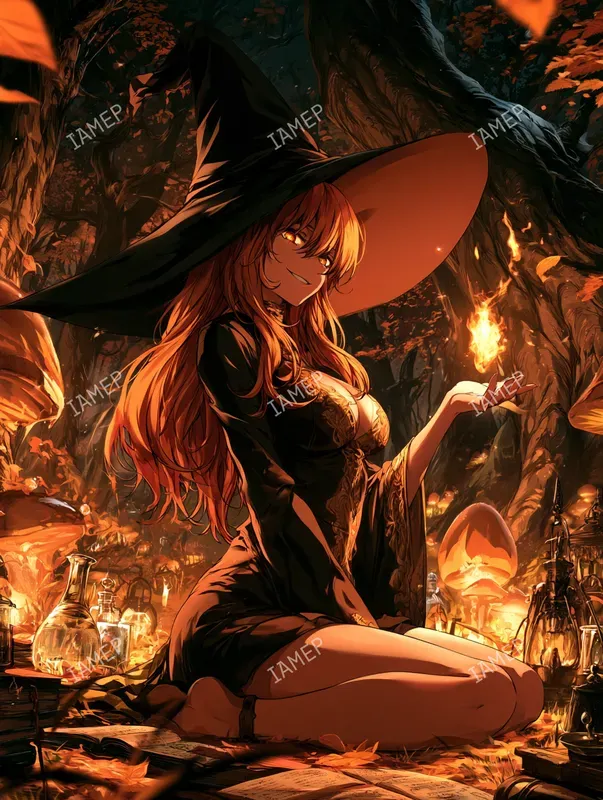 Fiery Dark Anime Characters