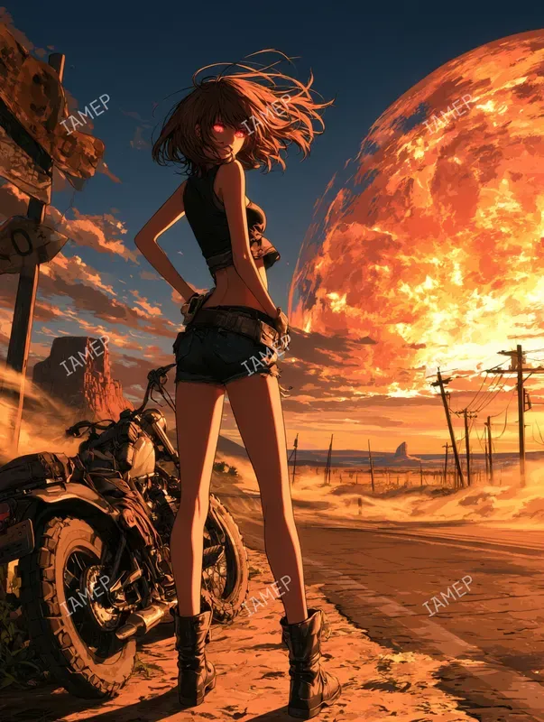 Fiery Dark Anime Characters