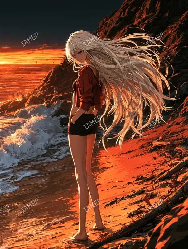 Fiery Dark Anime Characters